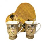 Кружки Густав Климт 2 штуки в комплекте