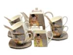 Teekann,suhkruroos,koorekann,tassi paarid 6 tk Kiss hall