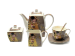Teekann,suhkruroos,koorekann,tassi paarid 6 tk Kiss hall - Image 2